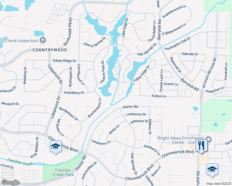 map of restaurants, bars, coffee shops, grocery stores, and more near 8856 Hidden Springs Cove in Memphis