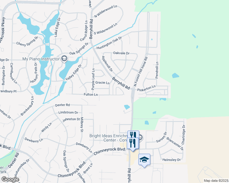 map of restaurants, bars, coffee shops, grocery stores, and more near 2145 Berry Garden Circle West in Memphis