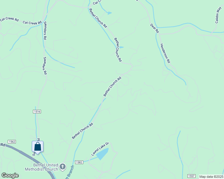 map of restaurants, bars, coffee shops, grocery stores, and more near Bethel Church Road in Macon County