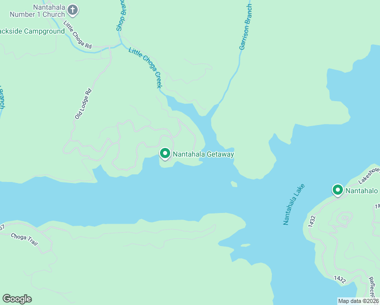 map of restaurants, bars, coffee shops, grocery stores, and more near 167 Rainwater Point in Topton