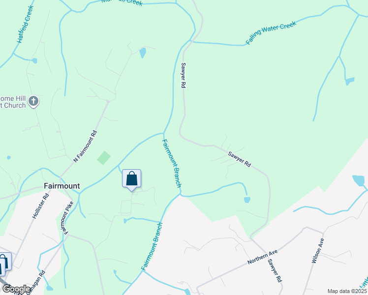 map of restaurants, bars, coffee shops, grocery stores, and more near 6015 Sawyer Road in Signal Mountain