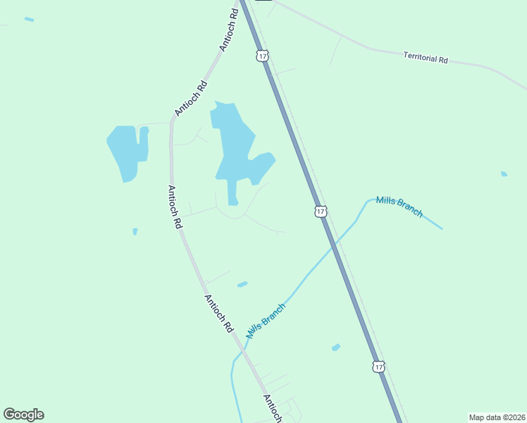 map of restaurants, bars, coffee shops, grocery stores, and more near 307 Ramonas Lake Court in New Bern