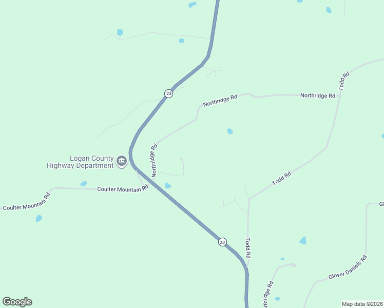 map of restaurants, bars, coffee shops, grocery stores, and more near 64 Northridge Road in Booneville