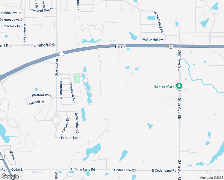 map of restaurants, bars, coffee shops, grocery stores, and more near 2701 Technology Place in Norman