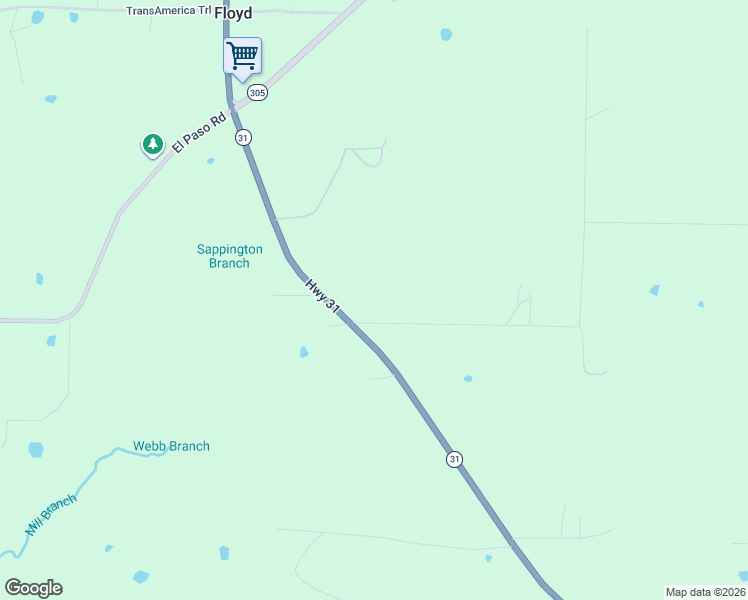 map of restaurants, bars, coffee shops, grocery stores, and more near 121 Donald Choate Road in Beebe