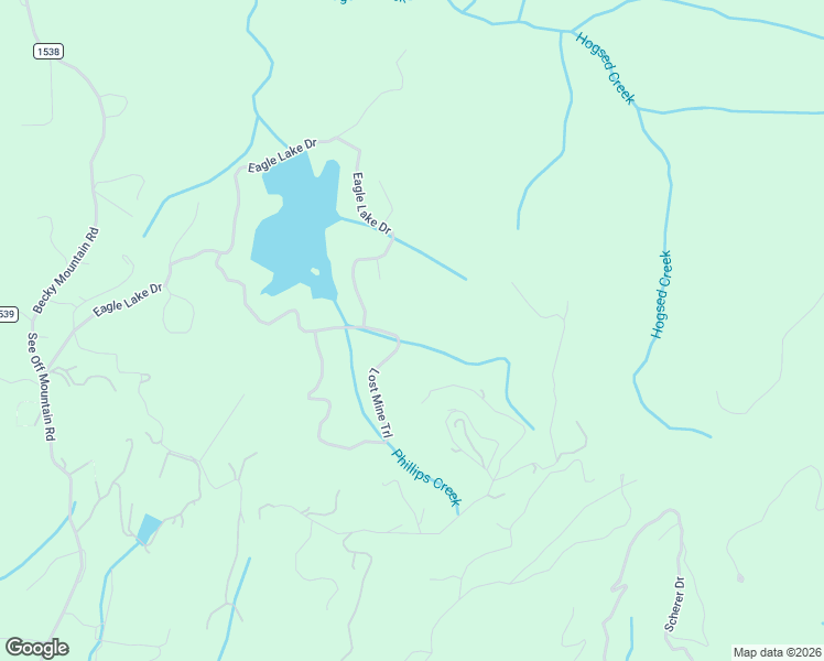 map of restaurants, bars, coffee shops, grocery stores, and more near 730 Lost Mine Trail in Brevard