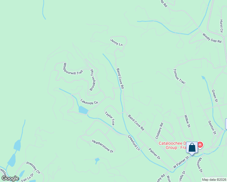 map of restaurants, bars, coffee shops, grocery stores, and more near 49 Trimont Mountain Trail in Franklin