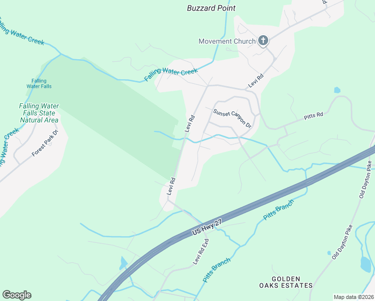 map of restaurants, bars, coffee shops, grocery stores, and more near 575 Deer Valley Drive in Hamilton County