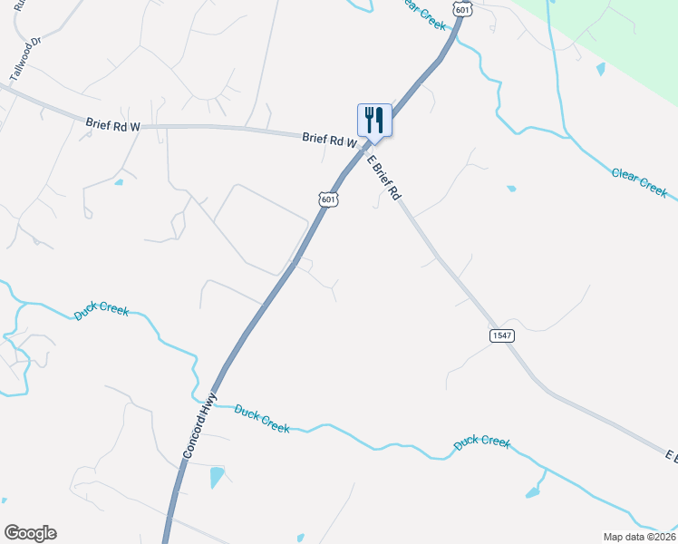 map of restaurants, bars, coffee shops, grocery stores, and more near 1701 Biggers Farm Court in Indian Trail