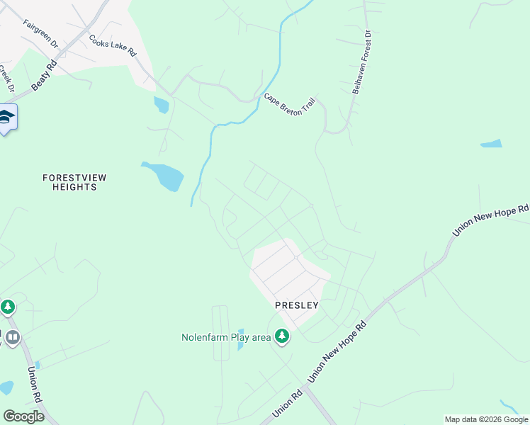 map of restaurants, bars, coffee shops, grocery stores, and more near 201 Union New Hope Road in Gastonia
