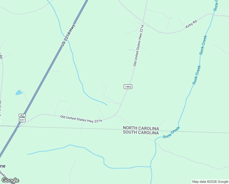 map of restaurants, bars, coffee shops, grocery stores, and more near 1106 US 221A Highway in Mooresboro
