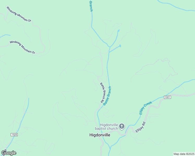 map of restaurants, bars, coffee shops, grocery stores, and more near Battle Branch Road in Franklin