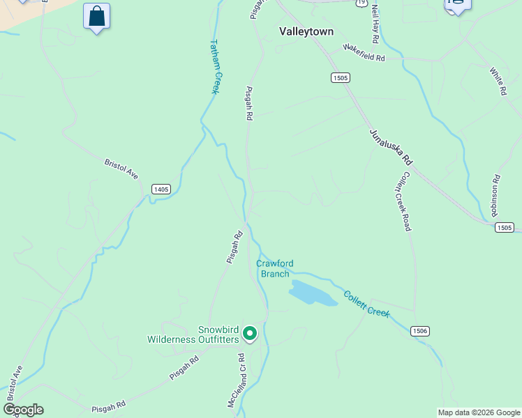 map of restaurants, bars, coffee shops, grocery stores, and more near 5100 Pisgah Road in Andrews