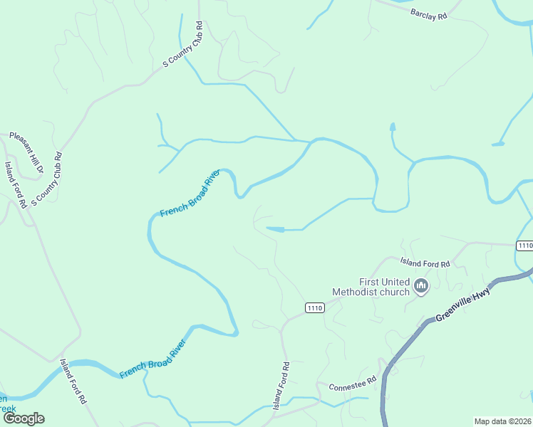 map of restaurants, bars, coffee shops, grocery stores, and more near 370 River Hill Lane in Brevard