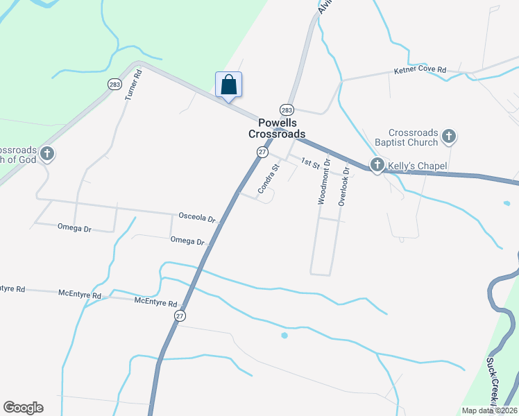 map of restaurants, bars, coffee shops, grocery stores, and more near 168 4th St in Whitwell