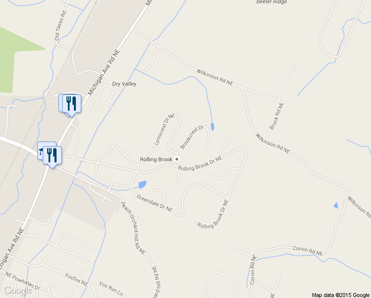 map of restaurants, bars, coffee shops, grocery stores, and more near 3911 Brookcrest Drive in Cleveland