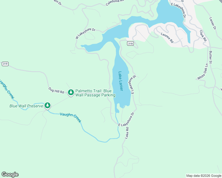 map of restaurants, bars, coffee shops, grocery stores, and more near 1526 West Lakeshore Drive in Landrum