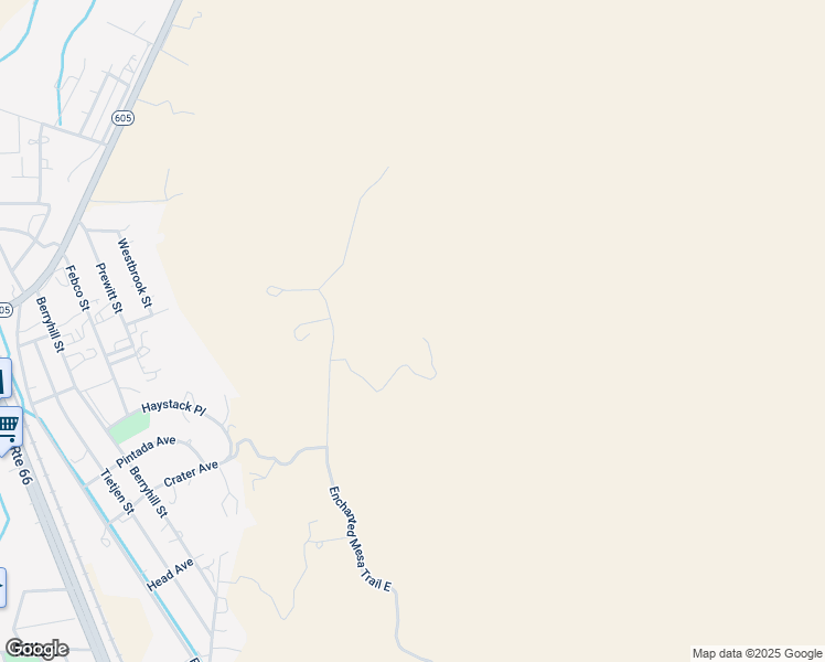 map of restaurants, bars, coffee shops, grocery stores, and more near 42 Top Mesa Road in Grants
