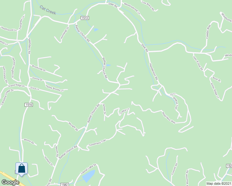 map of restaurants, bars, coffee shops, grocery stores, and more near 1041 Bethel Church Road in Franklin