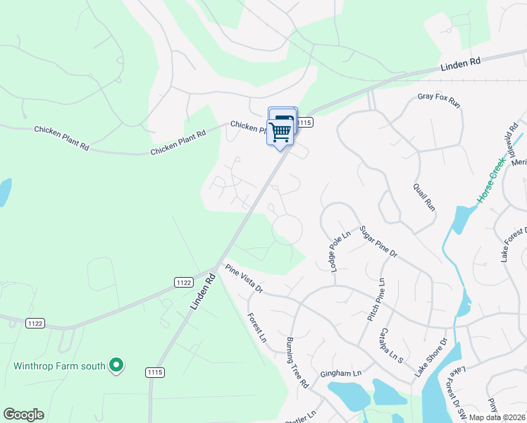 map of restaurants, bars, coffee shops, grocery stores, and more near 101 Keswick Ln in Pinehurst