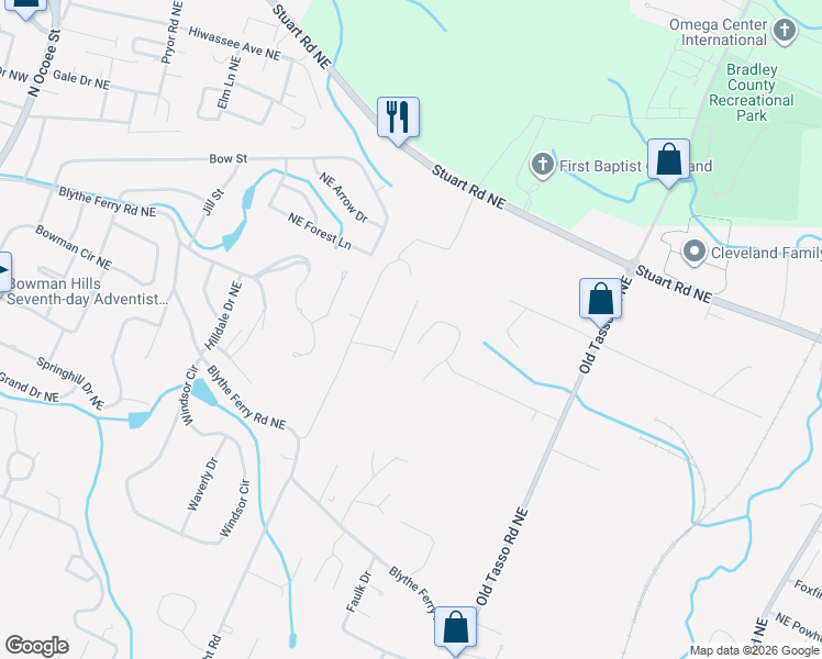 map of restaurants, bars, coffee shops, grocery stores, and more near 3904 Gibson Drive Northeast in Cleveland