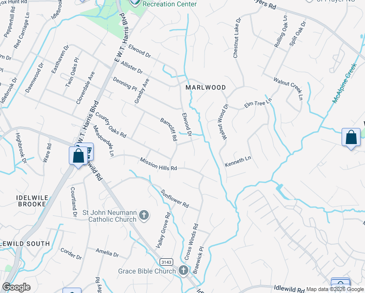 map of restaurants, bars, coffee shops, grocery stores, and more near in Charlotte