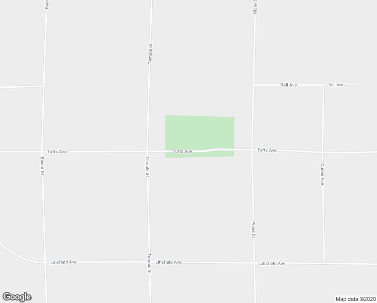 map of restaurants, bars, coffee shops, grocery stores, and more near Tufts Avenue in California City