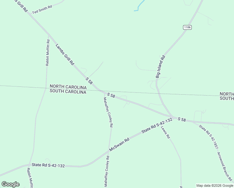 map of restaurants, bars, coffee shops, grocery stores, and more near 9056 Parris Bridge Road in Chesnee