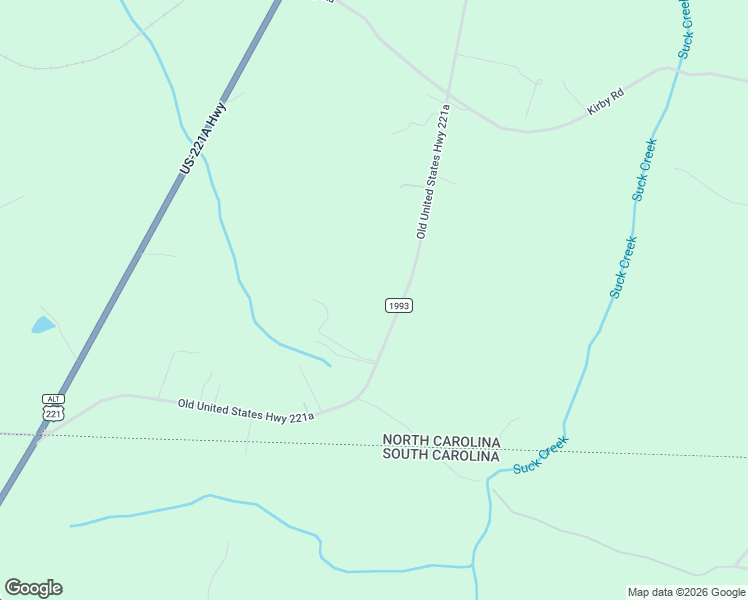 map of restaurants, bars, coffee shops, grocery stores, and more near 1106 US 221A Highway in Mooresboro