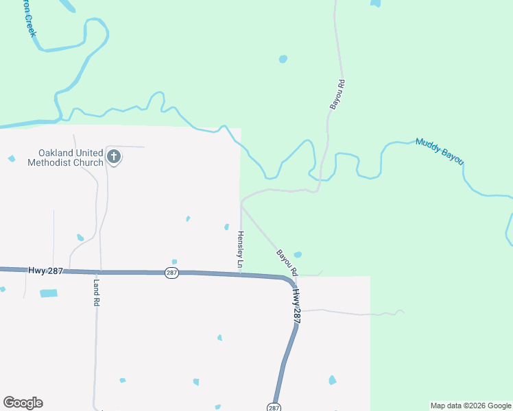 map of restaurants, bars, coffee shops, grocery stores, and more near 36 Bayou Road in Vilonia