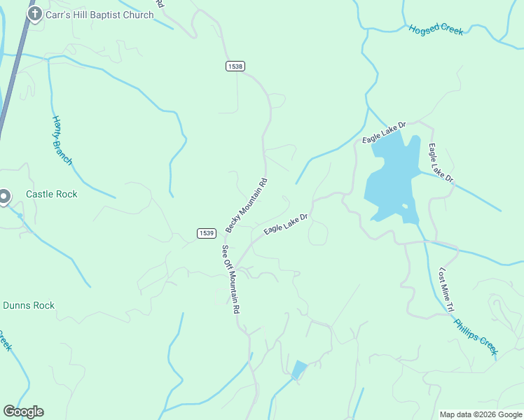 map of restaurants, bars, coffee shops, grocery stores, and more near 1577-1999 Becky Mountain Road in Brevard