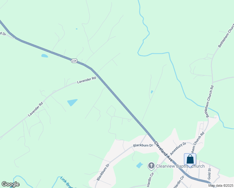 map of restaurants, bars, coffee shops, grocery stores, and more near 1050 Cleveland Avenue in Grover