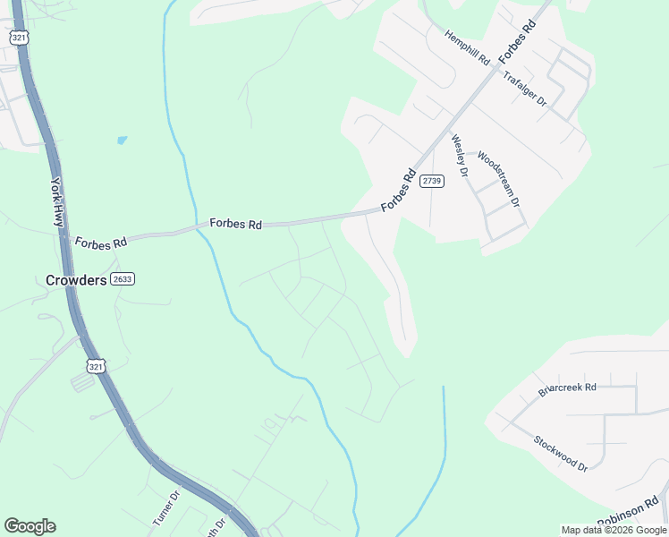 map of restaurants, bars, coffee shops, grocery stores, and more near 2610 Forbes Road in Gastonia