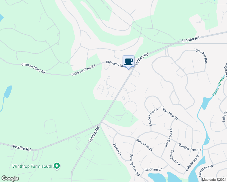 map of restaurants, bars, coffee shops, grocery stores, and more near 3 Castle Combe Court in Pinehurst