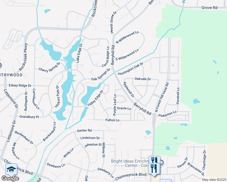 map of restaurants, bars, coffee shops, grocery stores, and more near 2253 Purple Leaf Cove in Memphis