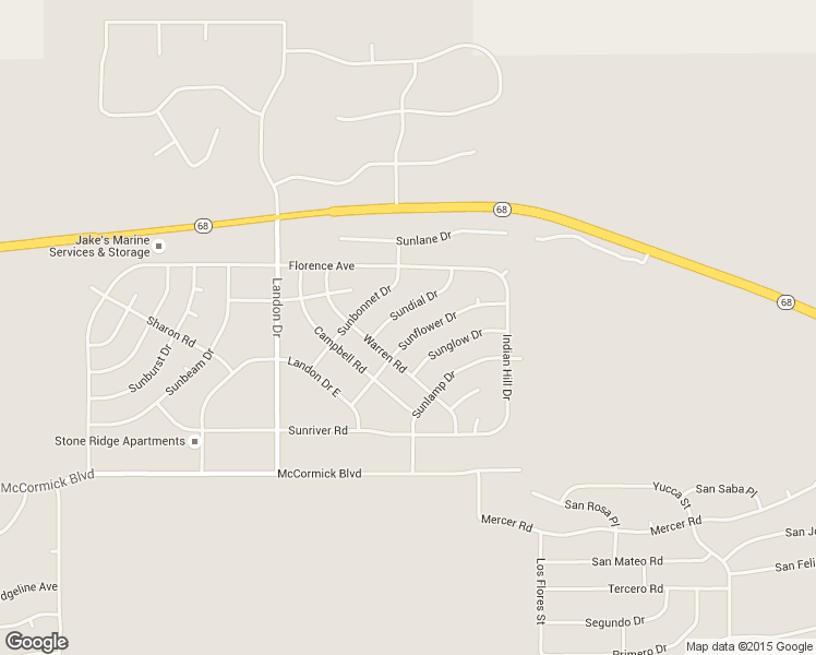 map of restaurants, bars, coffee shops, grocery stores, and more near 3455 Sunflower Drive in Bullhead City