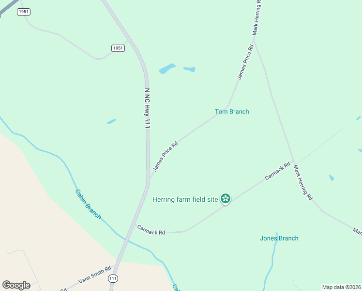 map of restaurants, bars, coffee shops, grocery stores, and more near 210 James Price Road in Seven Springs