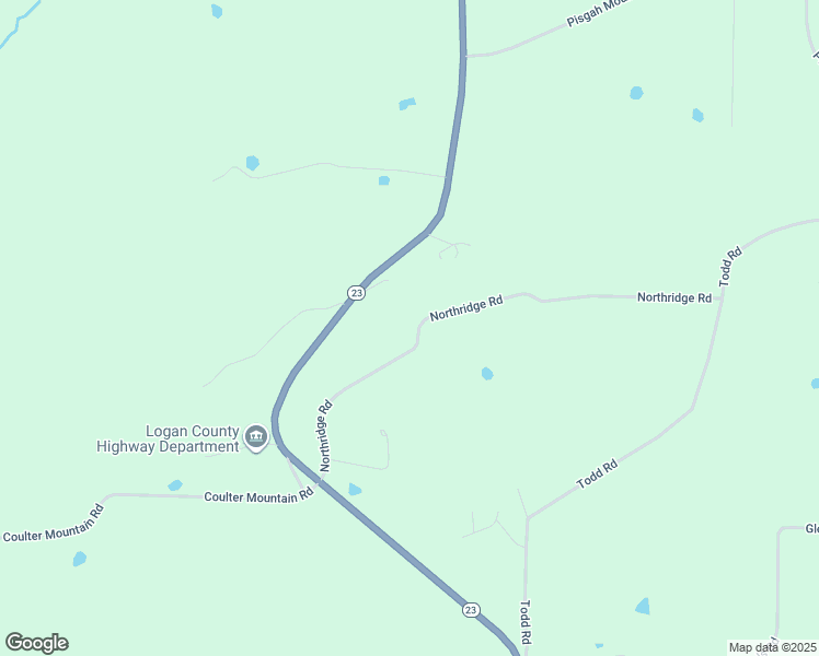 map of restaurants, bars, coffee shops, grocery stores, and more near 419 Northridge Road in Booneville
