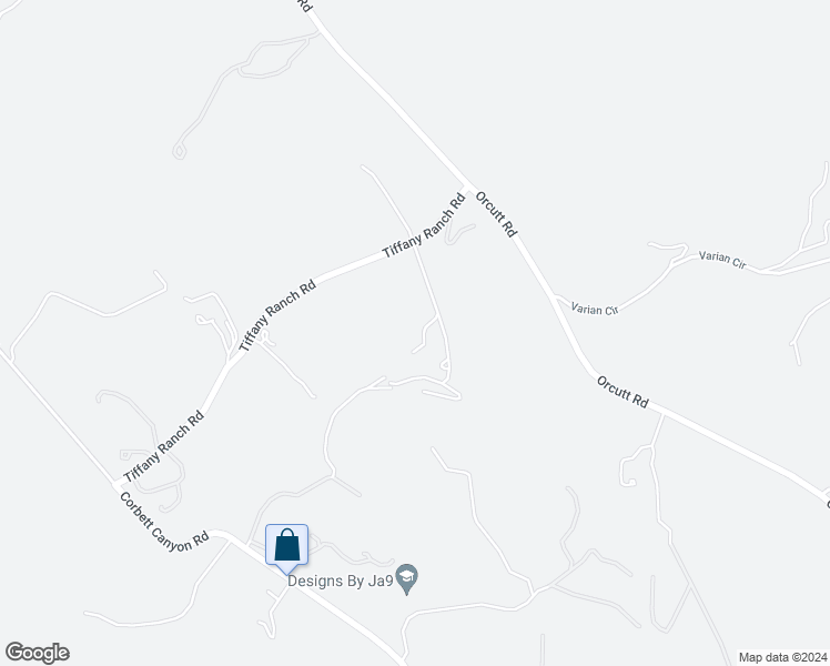 map of restaurants, bars, coffee shops, grocery stores, and more near 1604 Tiffany Ranch Road in Arroyo Grande