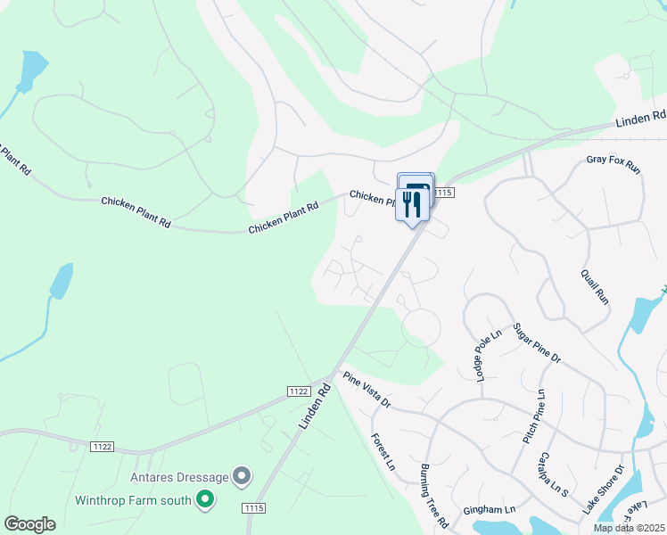 map of restaurants, bars, coffee shops, grocery stores, and more near 2 Stanton Circle in Pinehurst