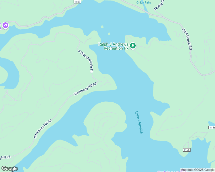 map of restaurants, bars, coffee shops, grocery stores, and more near 6 West Stone Point Point in Cullowhee