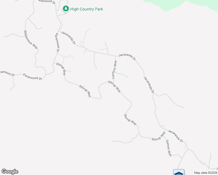 map of restaurants, bars, coffee shops, grocery stores, and more near 26936 Stirrup Way in Tehachapi