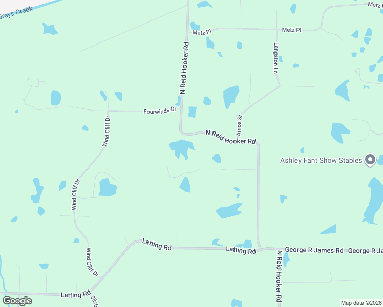 map of restaurants, bars, coffee shops, grocery stores, and more near 2345 Reid Hooker Road in Shelby County