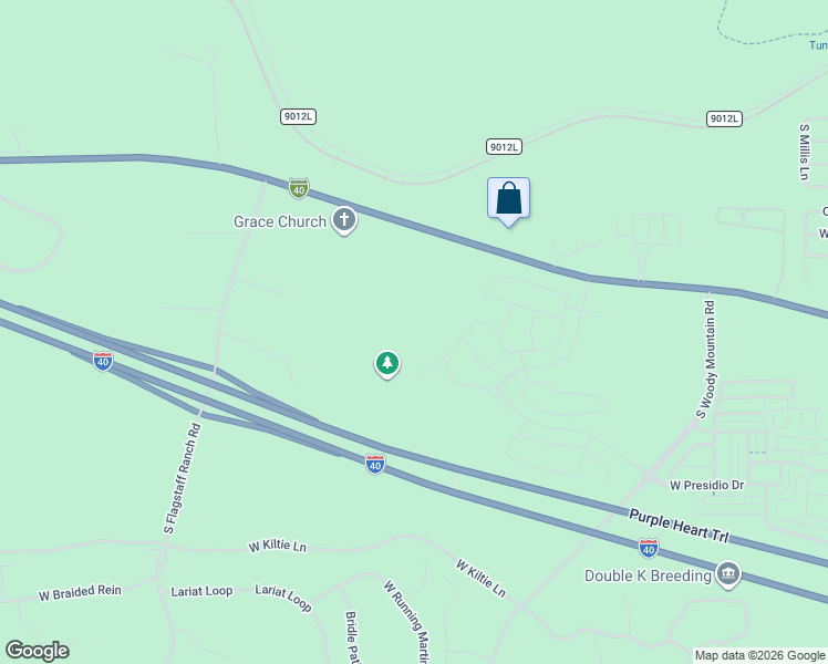 map of restaurants, bars, coffee shops, grocery stores, and more near 3425 West Historic Route 66 in Flagstaff
