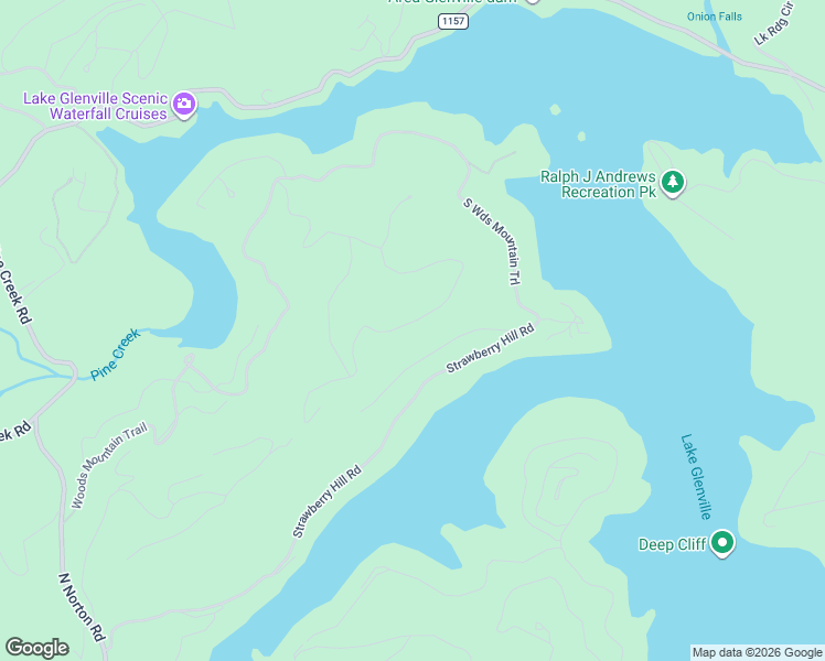 map of restaurants, bars, coffee shops, grocery stores, and more near 26 Gourd Mountain Road in Cullowhee