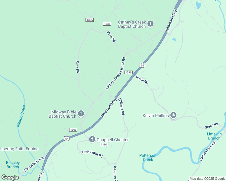 map of restaurants, bars, coffee shops, grocery stores, and more near 41 Hilton Drive in Brevard