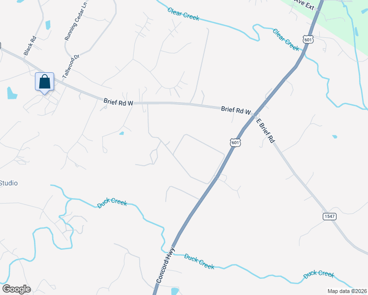 map of restaurants, bars, coffee shops, grocery stores, and more near 315 Brief Road West in Indian Trail