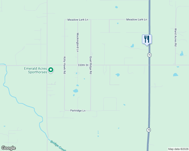 map of restaurants, bars, coffee shops, grocery stores, and more near 10552 Northwest 55th Street in Blanchard