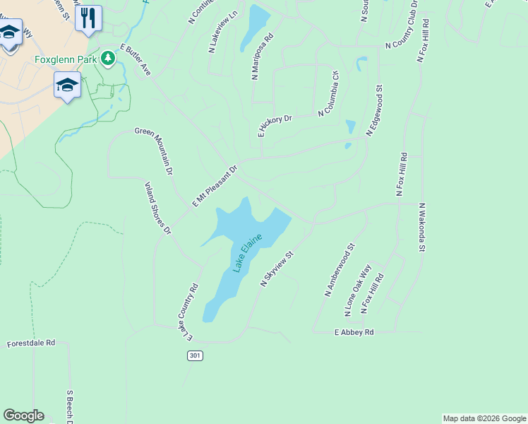 map of restaurants, bars, coffee shops, grocery stores, and more near 1000 North Lakepoint Way in Flagstaff