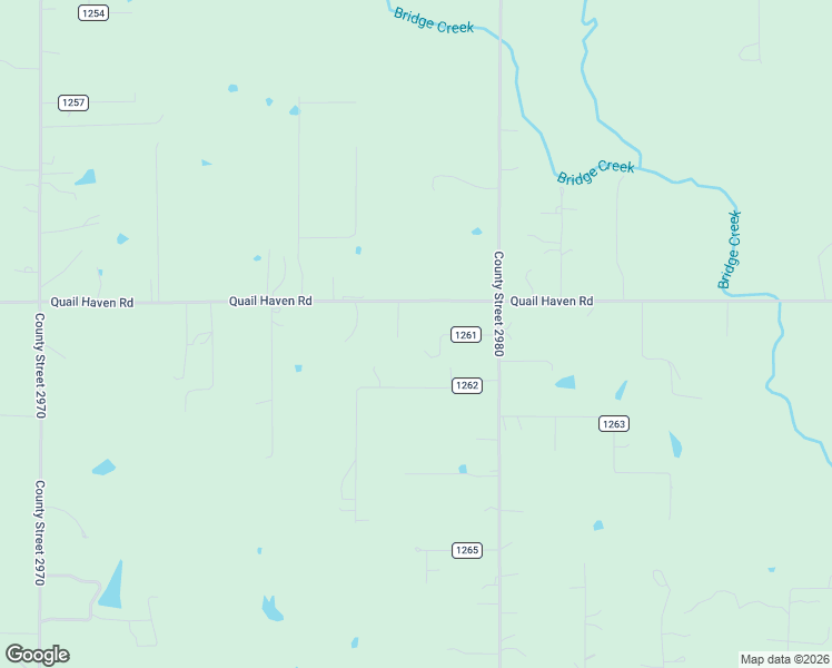 map of restaurants, bars, coffee shops, grocery stores, and more near 2377 N2980 Road in Blanchard